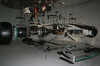 Dekonstruierter MGP W01 (Mercedes-Benz World, Brooklands)