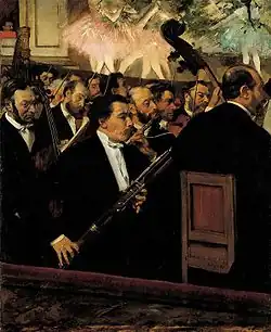 Edgar Degas, Das Orchester der Opera, 1870, Musée d’Orsay, Paris