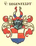 Das Stammwappen der Grafen von Degenfeld