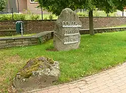 Gedenkstein zum 1882 gegründeten Gesangverein Condordia