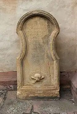 Epitaph, datiert 1759