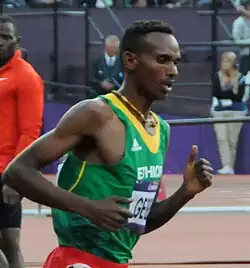 Dejen Gebremeskel, 2011 WM-Dritter über 5000&nbsp;Meter – Rang&nbsp;sechzehn