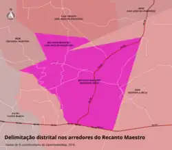 Lage des Recanto Maestro