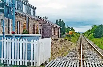 Ehemaliger Bahnhof von Delny