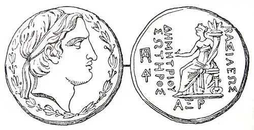 Münze des Demetrius I. Soter