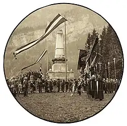 Denkmal für die Die Schlacht bei Näfels, 6. April 1933