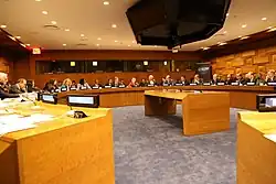 Blick in einen Versammlungsraum …