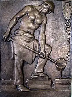 Bildguss aus Bronze, ca.&nbsp;1900