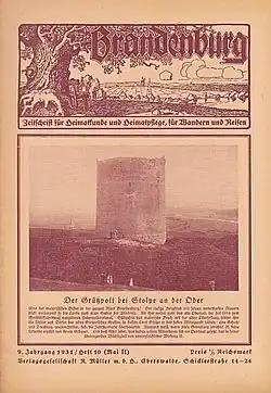 Zeitschrift für Heimatkunde und Heimatpflege, Verlagsgesellschaft R. Müller, Eberswalde (1931)