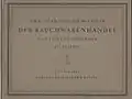 Buchdeckel Der Rauchwarenhandel und seine Beziehungen zu Leipzig, 1923