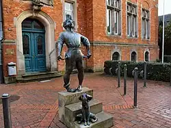 Der arme Steuerbürger vor dem Finanzamt von Quakenbrück