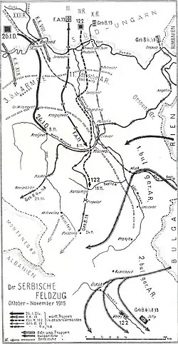 Der serbische Feldzug 1915