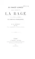 Abhandlung von Pierre-Henri Duboué über die Ausbreitung der Tollwutviren, veröffentlicht 1887