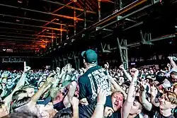 Alex Erian Crowd Surfing