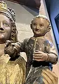 Detail der Stieglitzmadonna