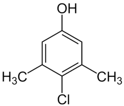 Struktur von Chlorxylenol