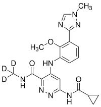 Strukturformel von Deucravacitinib