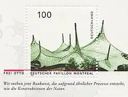 Deutscher Pavillon für die Weltausstellung Expo 67 in Montreal, 1967 (1972[39] abgebaut)