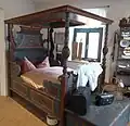 Ehebett aus dem heimatkundlichen Teil des Museums
