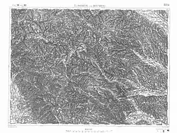 In der franzisco-josephinischen Landesaufnahme, ca.&nbsp;1910