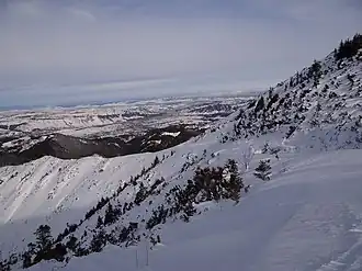 Blick vom Skupniów Upłaz