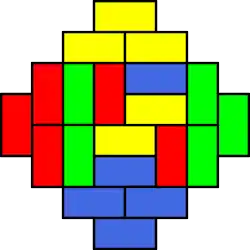 Eine Domino-Parkettierung