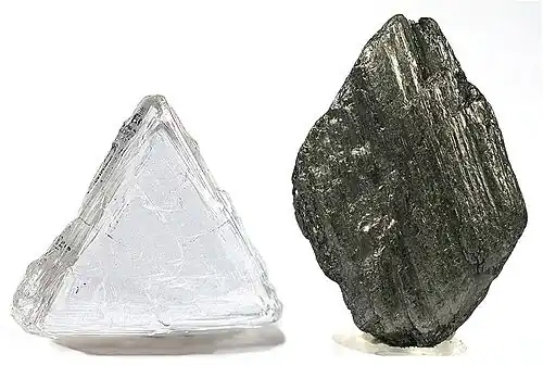 Diamant und Graphit unterscheiden sich nur durch ihr Kristallsystem