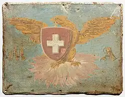 Versicherungsschild der Schweizerischen Mobiliar aus dem Jahre 1826