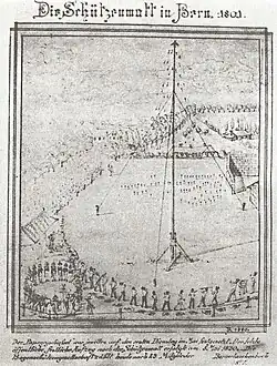 Papageienschiessen in Bern 1801