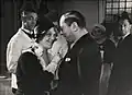 Die Sopranistin Margaret Sheridan und der Dirigent Vincenzo Bellezza in London (1938)