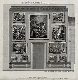 Saal 1, Wand 1 mit Douvens Reiterporträt des Kurfürsten