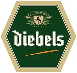 Logo der Bierbrauerei Diebels
