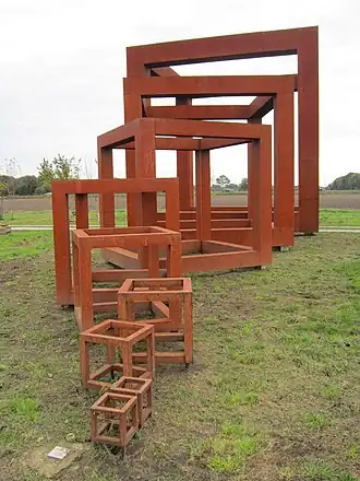 Petra Paffenholz: Fibonacci Cubes, 2014, 1- bis 34-mal 2&nbsp;dm Kantenlänge