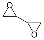 Strukturformel von 1,2,3,4-Diepoxybutan