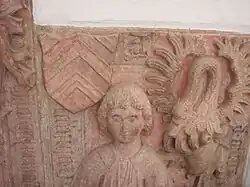 Dieter von Hanau-Lichtenberg auf seinem Epitaph in Babenhausen