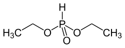 Strukturformel von Diethylphosphonat