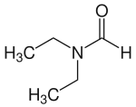 Strukturformel von N,N-Diethylformamid