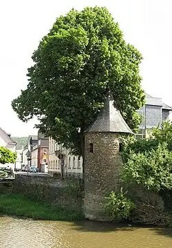 Der 1597 erbaute Dillturm war Teil der Stadtmauer