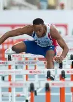 Dimitri Bascou – ausgeschieden als Fünfter in 13,62&nbsp;s