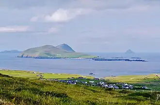 Blanket Island von der Dingle-Halbinsel aus betrachtet