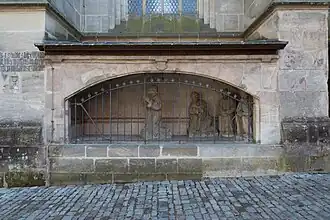 Ältere Außenkapelle mit Ölbergszene