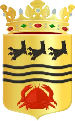 Wappen des niederländischen Ortes Dirksland