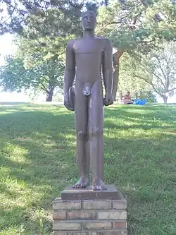 Skulptur Diskuswerfer