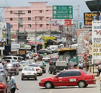 Straßenszene in La Chorrera