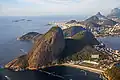 Zuckerhut, Morro da Urca und andere Intrusionen in der Guanabara-Bucht von Rio de Janeiro