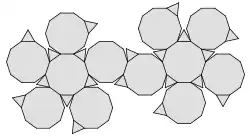 Körpernetz eines abgestumpften Dodekaeders