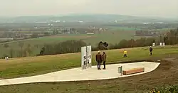 Eine der sechs Informationsinseln