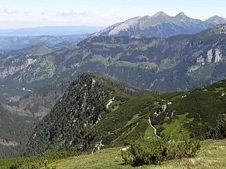 Blick von der Świstowa Kopa