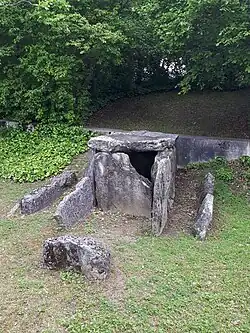 Der Dolmen Plantées de Rive
