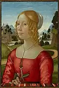 Porträt einer Dame, Williamstown, Clark Art Institute, ca. 1490